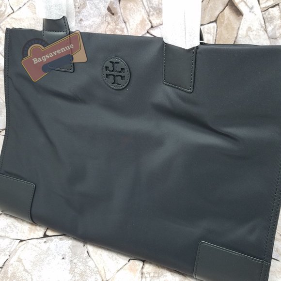 Ella Tote Nylon Black SHoulder bag Tory Burch NWT - Picture 8 of 12